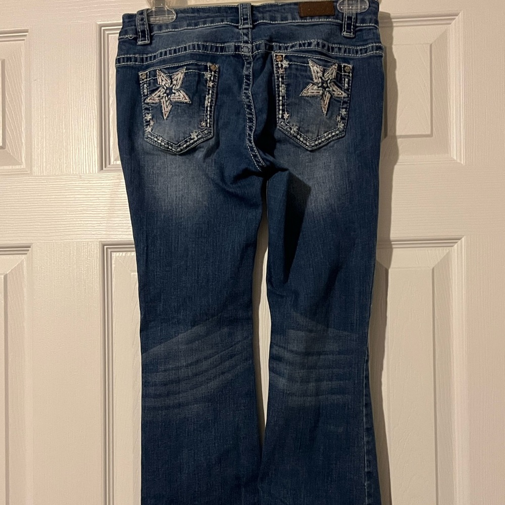 Shyanne girls western jeans with embroidery